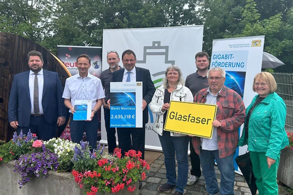 Markt Mainleus bekommt 2,6 Millionen Euro für Gigabitausbau